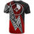 Yap Micronesian Custom T Shirt Red Lighting Piece - Polynesian Pride