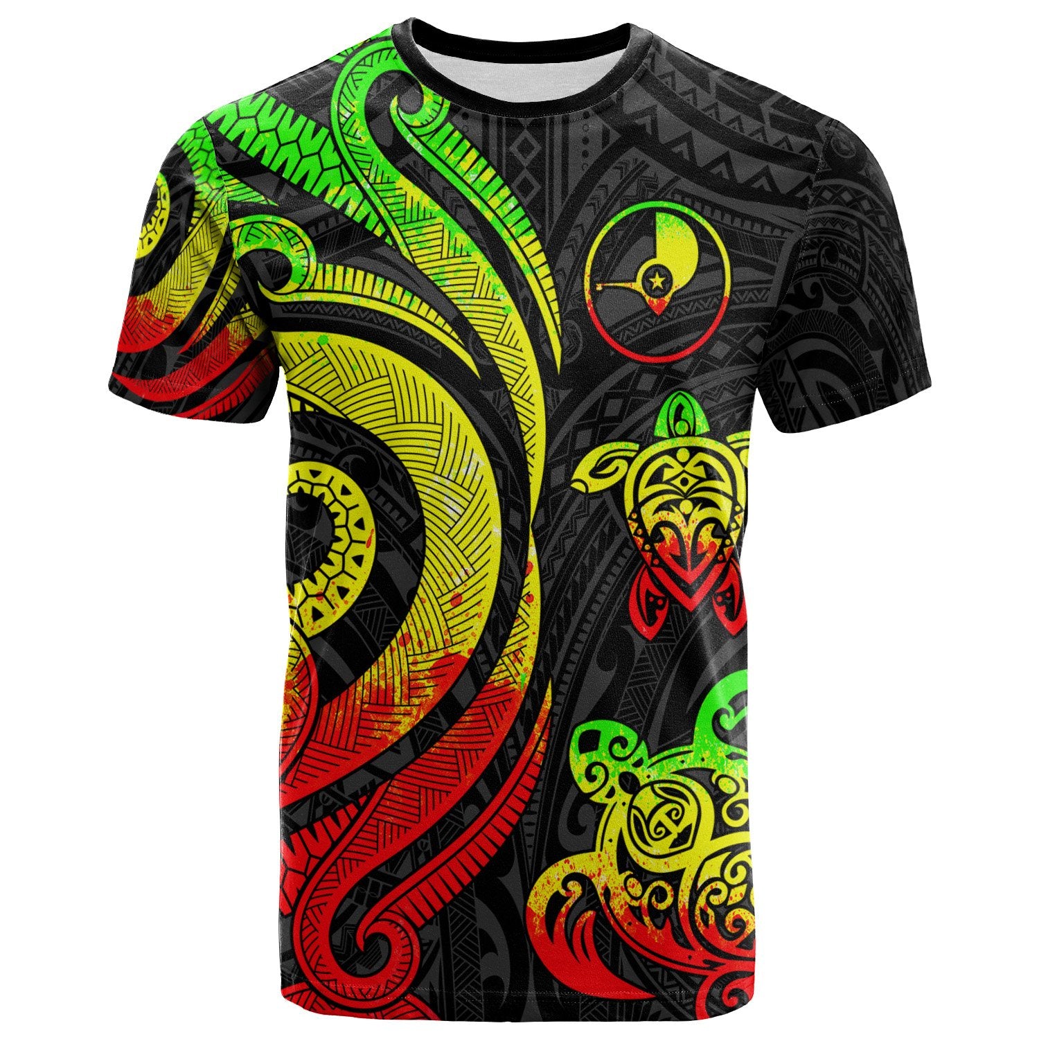 Yap Polynesian T Shirt Reggae Tentacle Turtle Unisex Reggae - Polynesian Pride