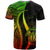 Niue T Shirt Reggae Polynesian Tentacle Tribal Pattern - Polynesian Pride