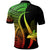 Papua New Guinea Polo Shirt Reggae Polynesian Tentacle Tribal Pattern - Polynesian Pride