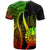 Tahiti Custom T Shirt Reggae Micronesian Tentacle Tribal Pattern - Polynesian Pride