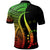 Cook Islands Custom Polo Shirt Reggae Polynesian Tentacle Tribal Pattern - Polynesian Pride