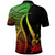 Vanuatu Custom Polo Shirt Reggae Polynesian Tentacle Tribal Pattern - Polynesian Pride