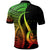 Pohnpei Custom Polo Shirt Reggae Polynesian Tentacle Tribal Pattern - Polynesian Pride