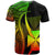 Wallis and Futuna Custom T Shirt Reggae Micronesian Tentacle Tribal Pattern - Polynesian Pride