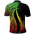 New Caledonia Polo Shirt Reggae Polynesian Tentacle Tribal Pattern - Polynesian Pride