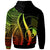 Yap Zip up Hoodie Reggae Tentacle Tribal Pattern - Polynesian Pride