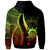 Tuvalu Custom Zip up Hoodie Reggae Tentacle Tribal Pattern - Polynesian Pride