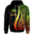 Hawaii Custom Hoodie Reggae Tentacle Tribal Pattern Unisex Reggae - Polynesian Pride