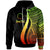 Cook Islands Custom Hoodie Reggae Tentacle Tribal Pattern Unisex Reggae - Polynesian Pride