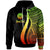 Tahiti Custom Hoodie Reggae Tentacle Tribal Pattern Unisex Reggae - Polynesian Pride