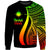 Marshall Islands Sweatshirt - Reggae Polynesian Tentacle Tribal Pattern Unisex Reggae - Polynesian Pride