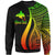 Papua New Guinea Custom Personalised Sweatshirt - Reggae Polynesian Tentacle Tribal Pattern Unisex Reggae - Polynesian Pride