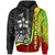 Samoa Polynesian Custom Zip up Hoodie Reggae Turtle with Hook Unisex REGGAE - Polynesian Pride