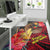 (Custom Personalised) Papua New Guinea Area Rug Bird of Paradise Ver.01 LT13 - Polynesian Pride