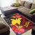 (Custom Personalised) Papua New Guinea Area Rug Bird of Paradise Ver.02 LT13 - Polynesian Pride