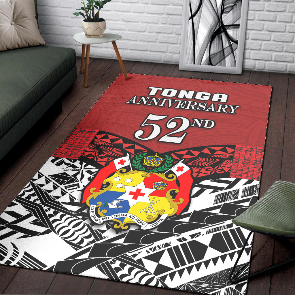 Tonga Area Rug Independence Anniversary Special Version 2022 LT14 - Polynesian Pride