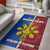 (Custom Personalised) Philippines Area Rug Pilipinas Sun Mix Polynesian Pattern LT14 Red - Polynesian Pride