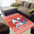 (Custom Personalised) Hawaii Christmas Area Rug Santa Shark Mele Kalikimaka Tribal LT14 - Polynesian Pride