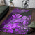 Hawaii Monk Seal Area Rug Kakau With Kanaka Purple LT14 Purple - Polynesian Pride