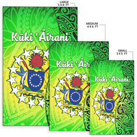 Cook Islands Area Rug Cook Islands Coat Of Arms Turtle Polynesian LT14 - Polynesian Pride