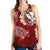 Hawaii Kanaka Turtle Women Tank Top Style No.2 LT6 Red - Polynesian Pride