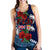 Fiji Patterns With Hibiscus Women Tank Top LT6 Blue - Polynesian Pride