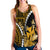 Wallis and Futuna Women Tank Top Polynesian Style Gold Color LT6 - Polynesian Pride