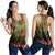 Hawaiian Polynesian Mauna Kea Fire Racerback Tank - Burn Style - AH Orange - Polynesian Pride