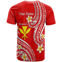 Custom Hawaii T Shirt Red Polynesian Line Style LT9 - Polynesian Pride
