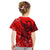 Kanaka Maoli Custom T Shirt Polynesian Phoenix Bird, Fairytales Bird Red - Polynesian Pride