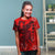 Guam T Shirt Polynesian Phoenix Bird, Fairytales Bird Red - Polynesian Pride