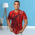 Cook Islands T Shirt Polynesian Phoenix Bird, Fairytales Bird Red - Polynesian Pride