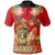 Hawaii All Over Polo Shirt Aloha Hawaii Tiki Statue(Red) Unisex Red - Polynesian Pride