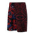 Hawaii Hibiscus Flowers Polynesian Board Shorts - Red - Haka Style - Polynesian Pride