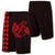 Hawaii Kakau Polynesian Anchor Board Shorts - Red Men Red - Polynesian Pride