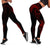 Polynesian Leggings - Polynesian Tattoo Red Version Black - Polynesian Pride