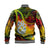New Zealand Maori Baseball Jacket Aotearoa Manaia Reggae Paua Shell - Kia Ora LT9 - Polynesian Pride
