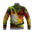 New Zealand Maori Baseball Jacket Aotearoa Manaia Reggae Paua Shell - Heare Ra LT9 - Polynesian Pride