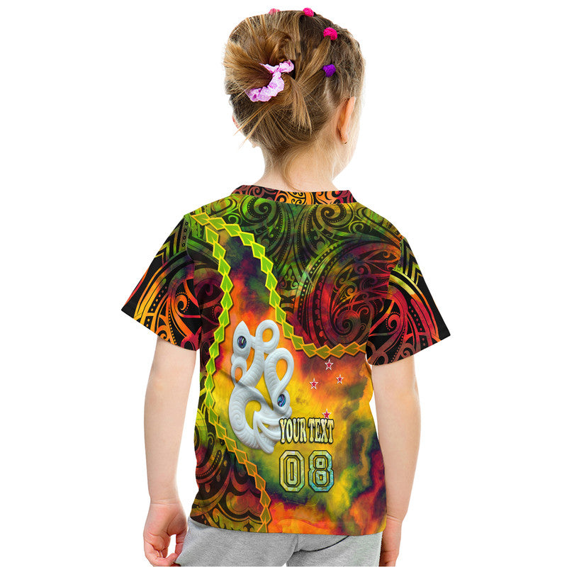 Custom New Zealand Maori T Shirt Aotearoa Manaia Reggae Paua Shell LT9 - Polynesian Pride