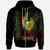 Guam Zip Hoodie Chamorro Forever Reggae Color Unisex Black - Polynesian Pride