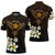 Hawaiian Plumeria Ray Polo Shirt Rise Style Unisex Orange - Polynesian Pride