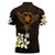 Hawaiian Plumeria Ray Polo Shirt Rise Style - Polynesian Pride