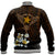 Hawaiian - Plumeria Ray Baseball Jacket - Rise Style - AH - Polynesian Pride