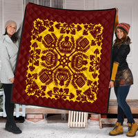 Hawaii Quilt - Royal King Quilting Style Quilt - AH - Polynesian Pride