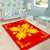 Hawaiian Quilt Maui Plant And Hibiscus Pattern Area Rug - Royal - AH - Polynesian Pride