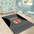 Fiji Custom Personalised Area Rug - Tapa Pattern Sport Style - Polynesian Pride