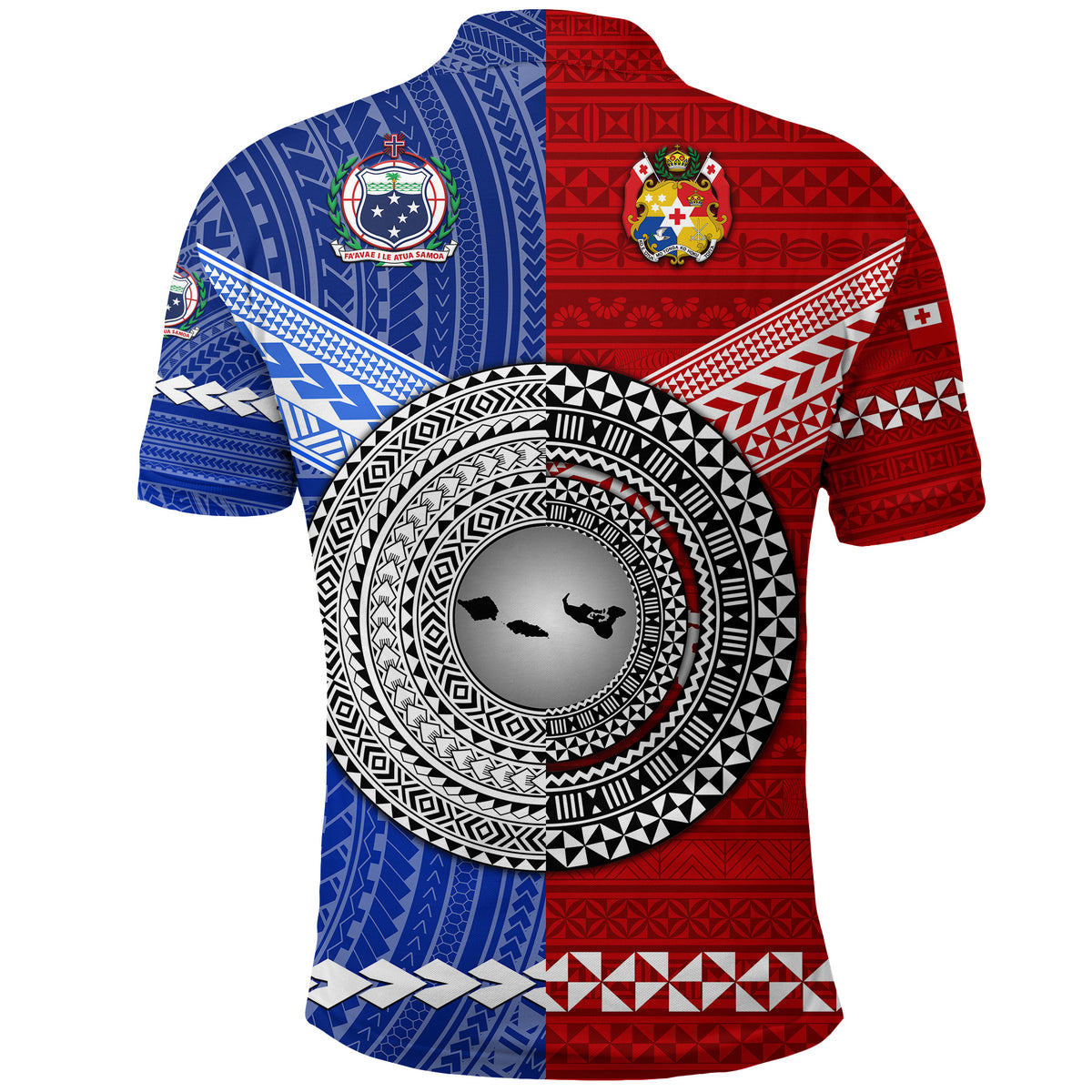 Tonga and Samoa Together Polo Shirt Unique Style LT8 - Polynesian Pride