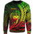 Samoa Sweatshirt - Wings Style Reggae Color Unisex Black - Polynesian Pride