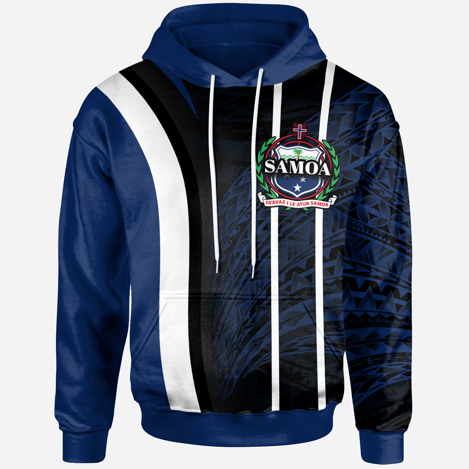 Samoa Hoodie Special style Unisex Blue - Polynesian Pride